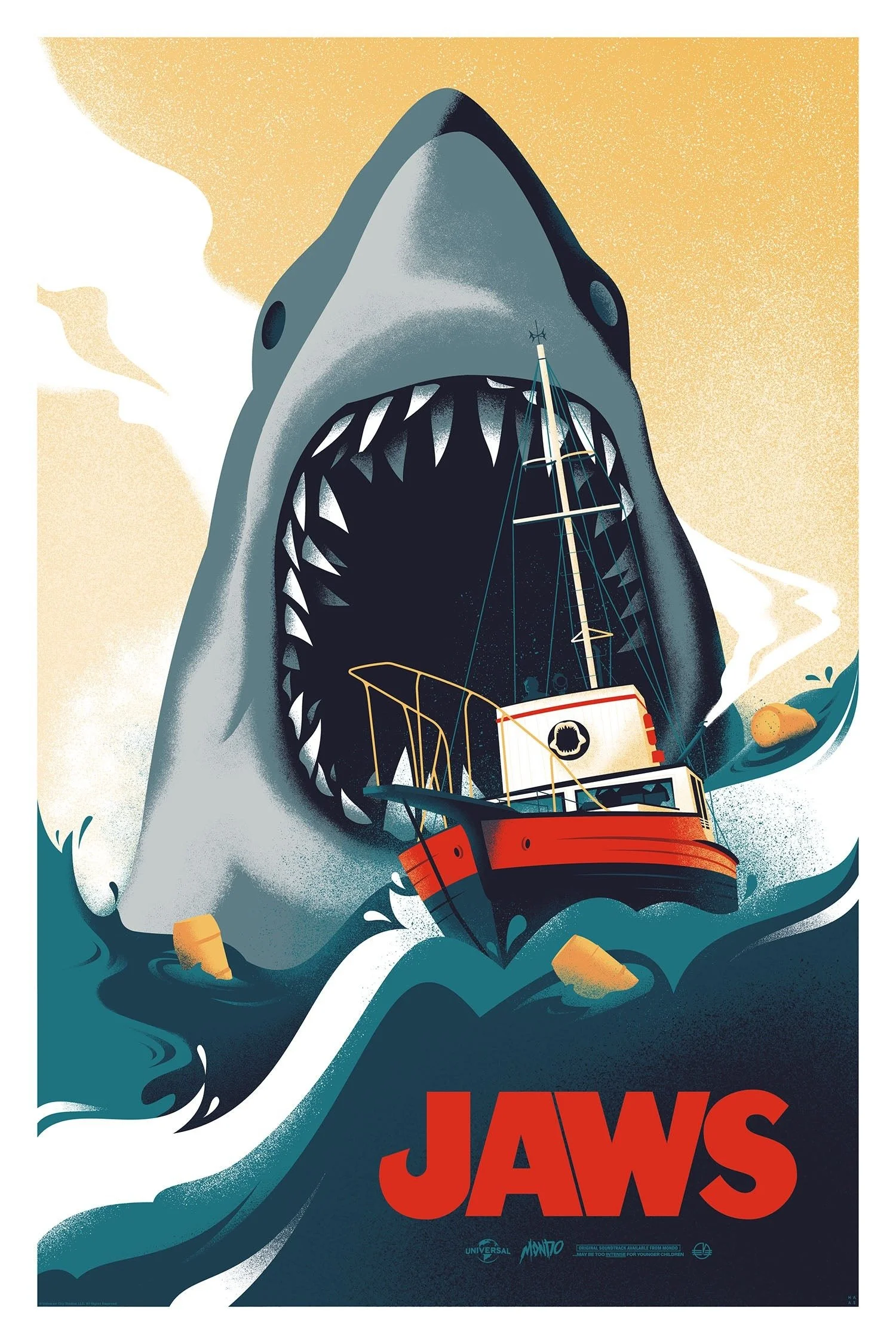 Mondo Jaws 50th Anniversary Artist Proof