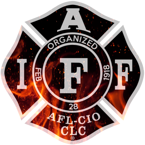 IAFF Firefighter HELMET Decal 2" Sticker Red Black White Premium Laminated 0410