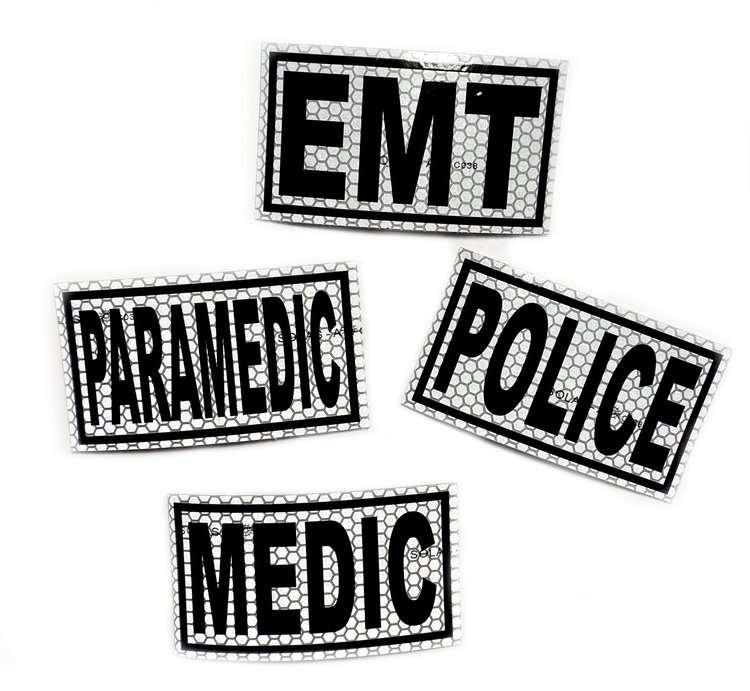 4X2 REFLECTIVE SWAT MEDIC/PARAMEDIC VELCO PATCH — Union Fire Store -  Officially Licensed IAFF Decals