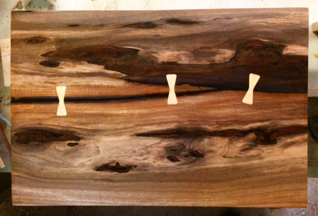 Walnut serving tray