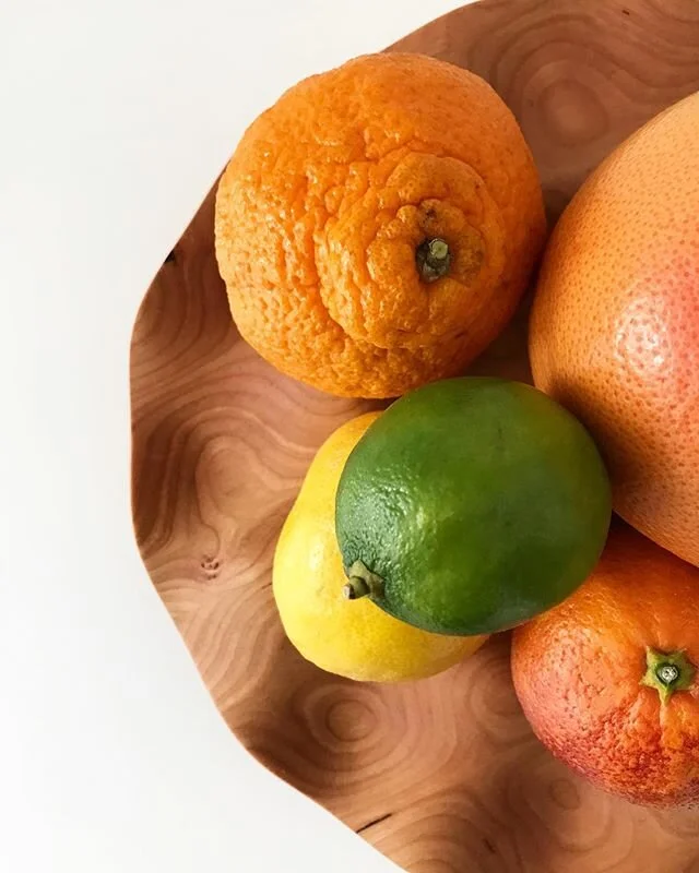 Modern Fruit Bowl - A new take on fruit storage with this CNC carved dish. The textured top helps to hold fruit of various shapes and sizes. Made from solid Cherry.