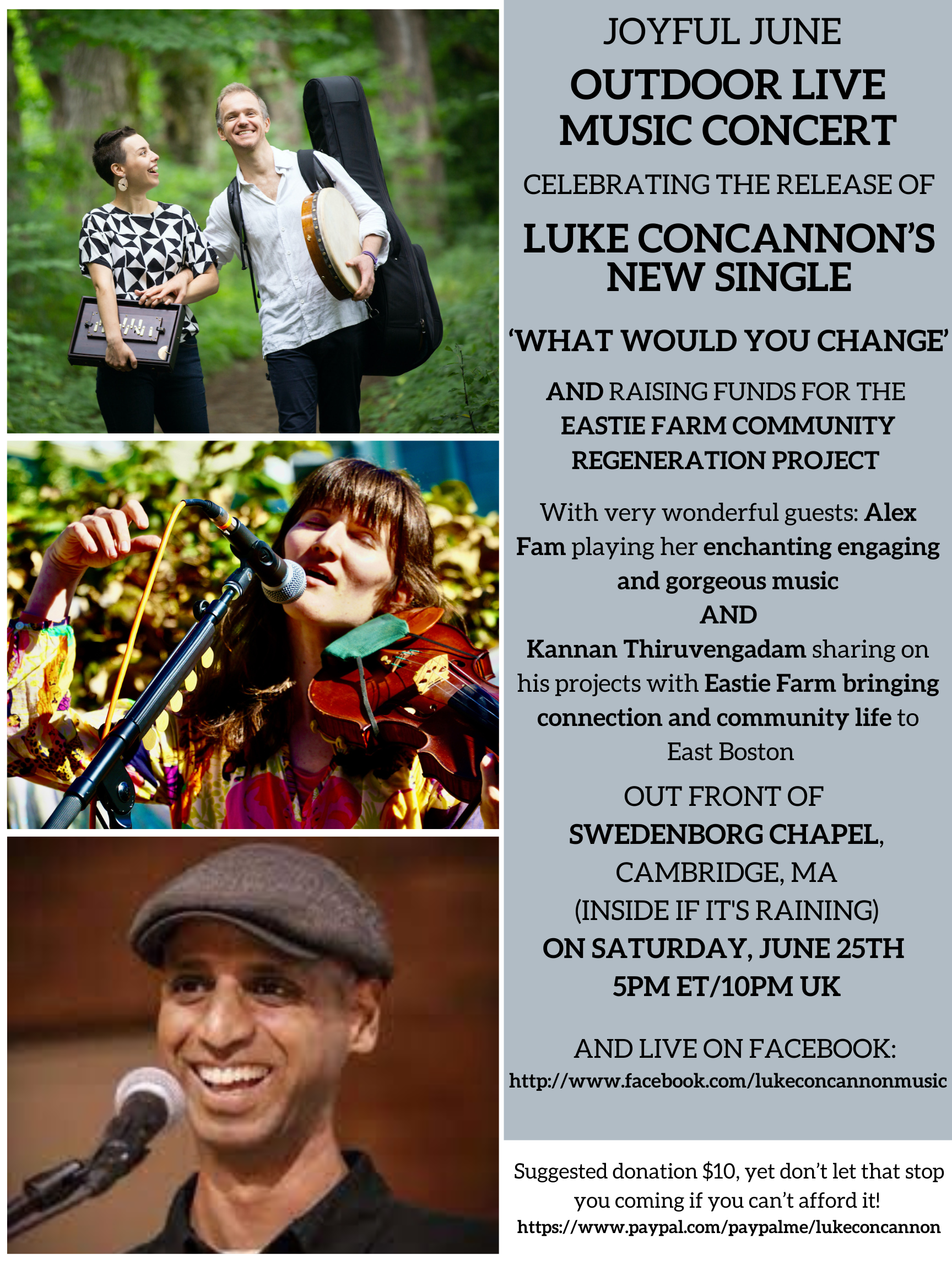 Joyful June Outdoor Concert (Luke Concannon Single Release)