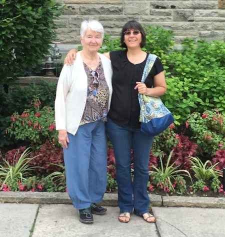 Lisa and Hedy, June 2016, in Toronto