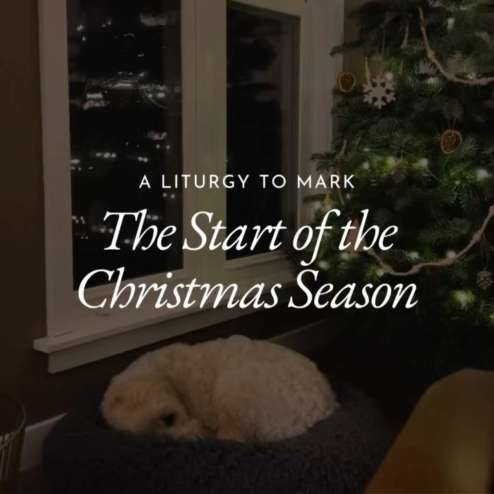 &ldquo;In view of such great tidings of love announced to us, and to all people, how can we not be moved to praise and celebration in this Christmas season?&rdquo;

A Liturgy to Make the Start of the Christmas Season by Douglas McKelvey, from Volume 