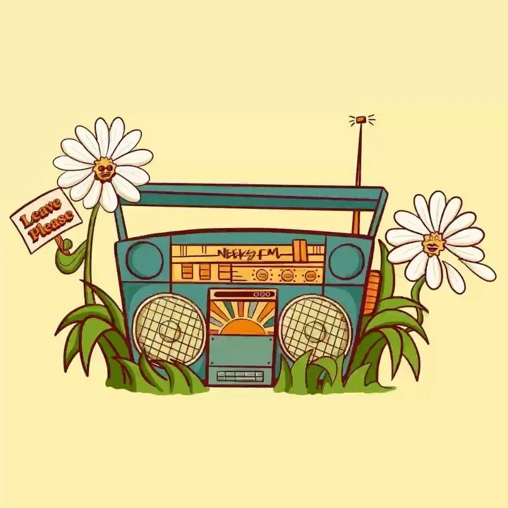 👋 &ldquo;Leave Please&rdquo; 
Gard3n weekend continues ☘️
Neeks FM &ldquo;Leave Please&rdquo; is live NOW on all platforms. Link in bio. Artwork by the fantastical @buhnbee 

Catch the whole squad performing tonight in #portland at Rontoms 8pm as we