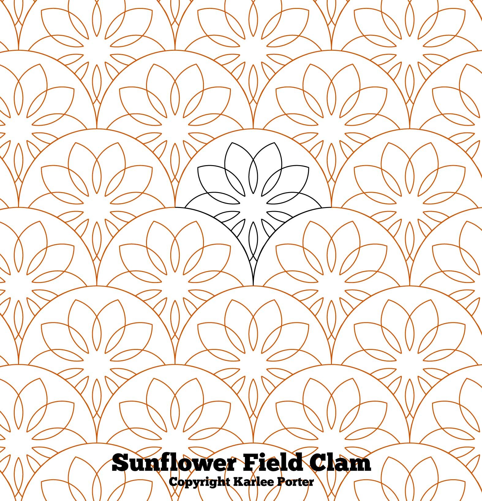 Sunflower Field Clam