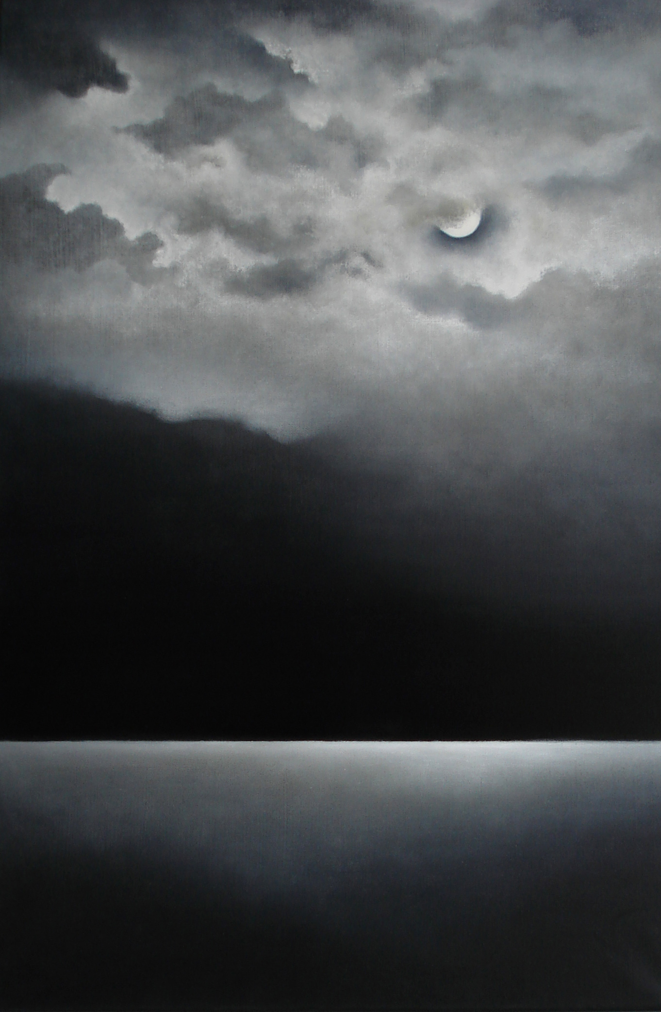 LUNAR REFLECTION (Gray Series I) - SOLD
