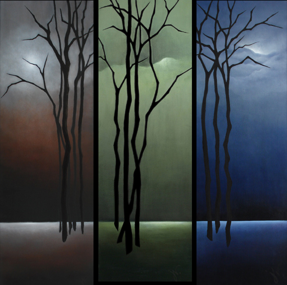 LUNAR SEASONS (TRYPTIC) - SOLD