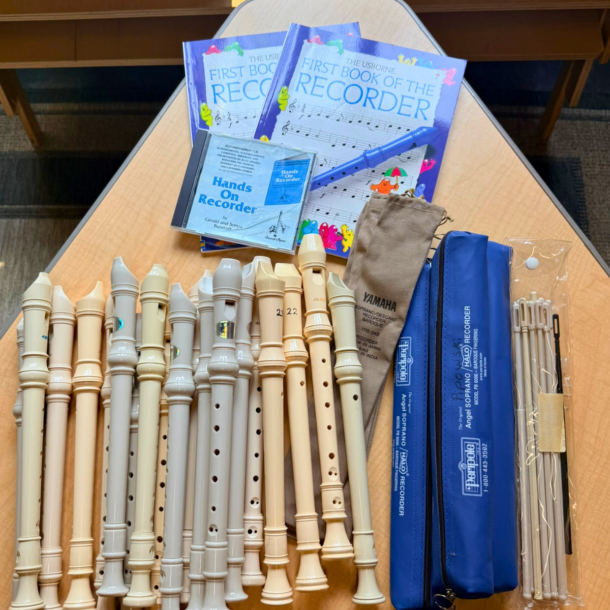 Picture of set of recorders