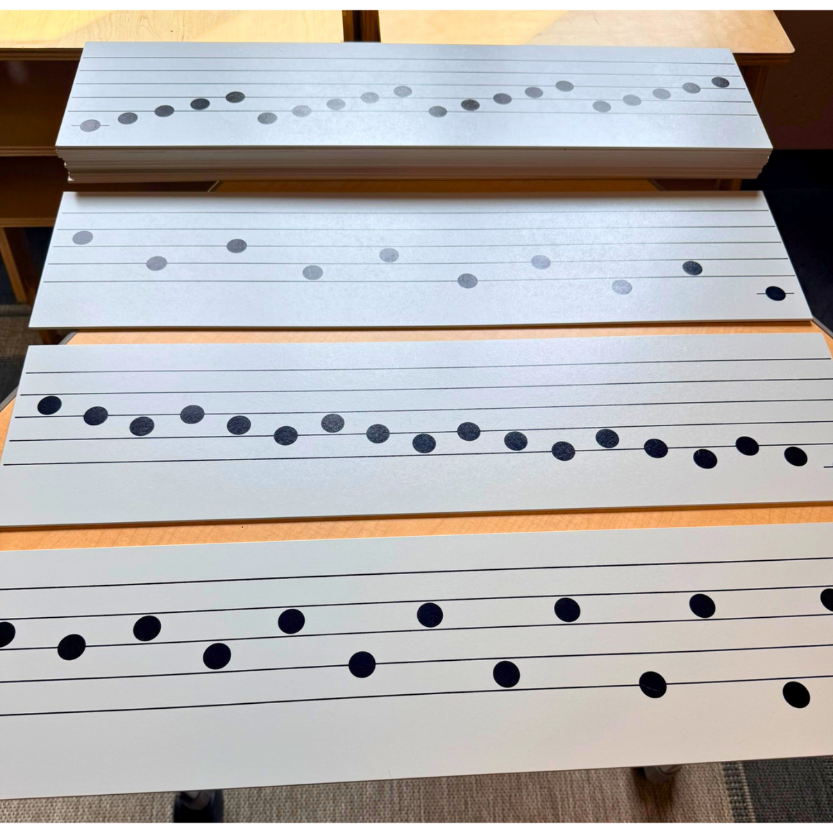 Pic of Music Strip Boards