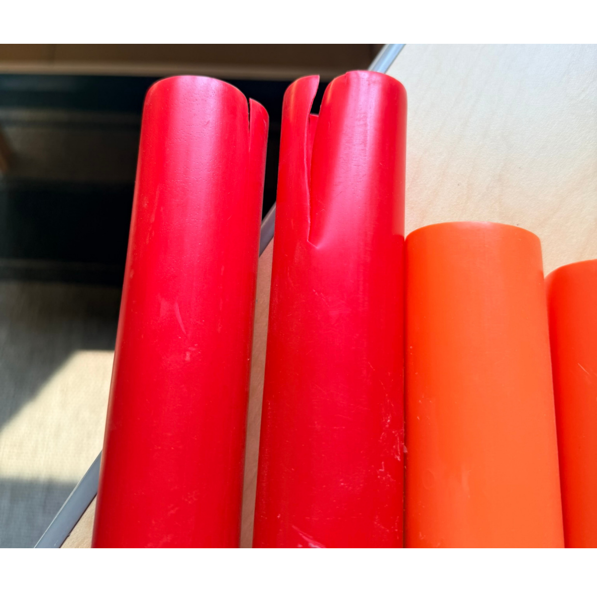 Close up look at Boomwhackers
