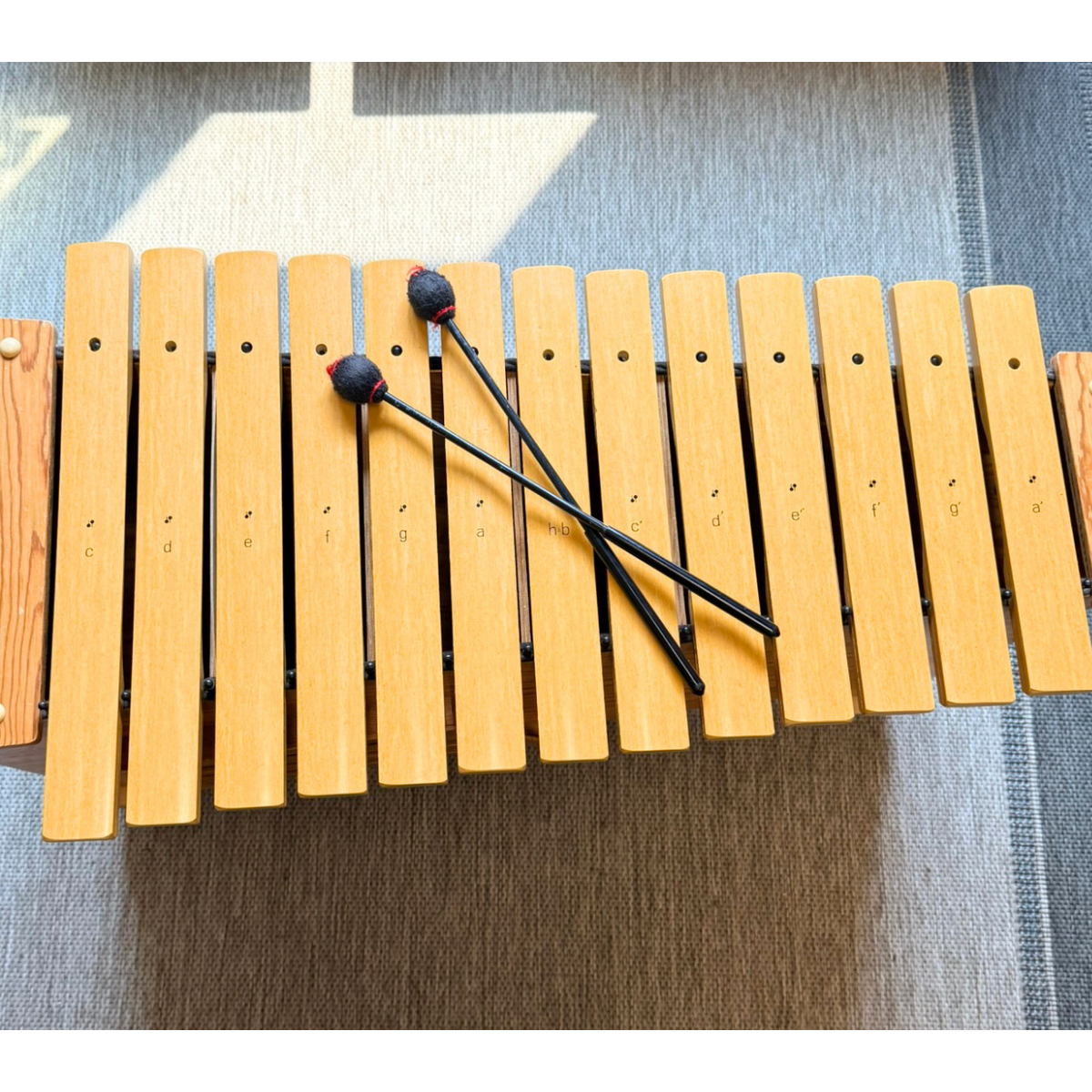 Top view of Deep Base Xylophone
