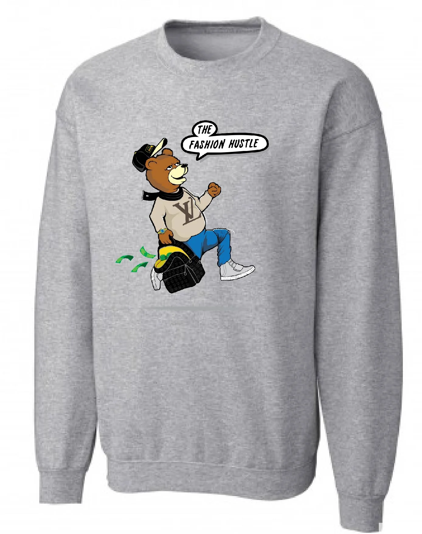 Benji Crewneck Heather Grey