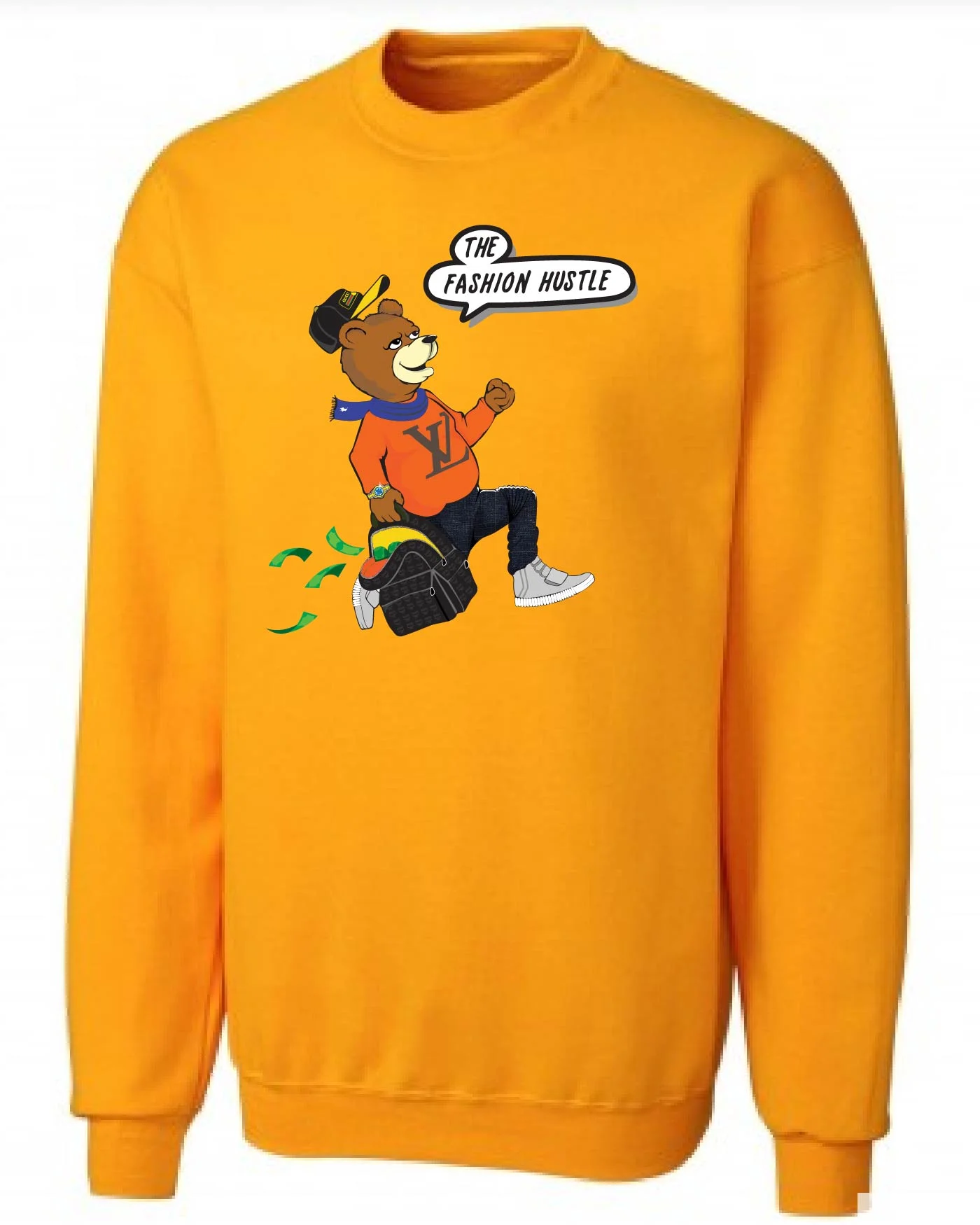 Benji Crewneck Yellow Gold