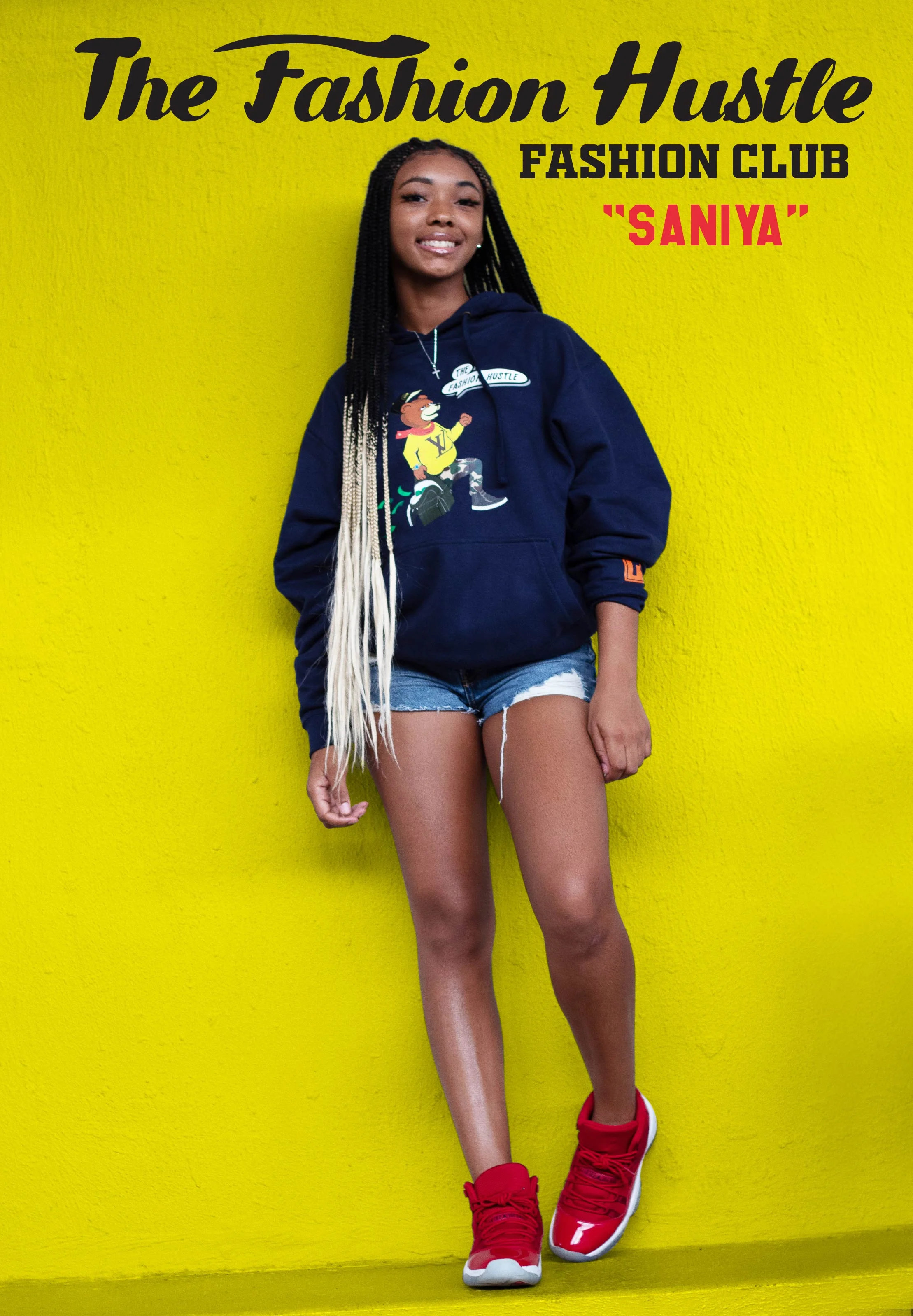 BENGI NAVY BLUE HOODY