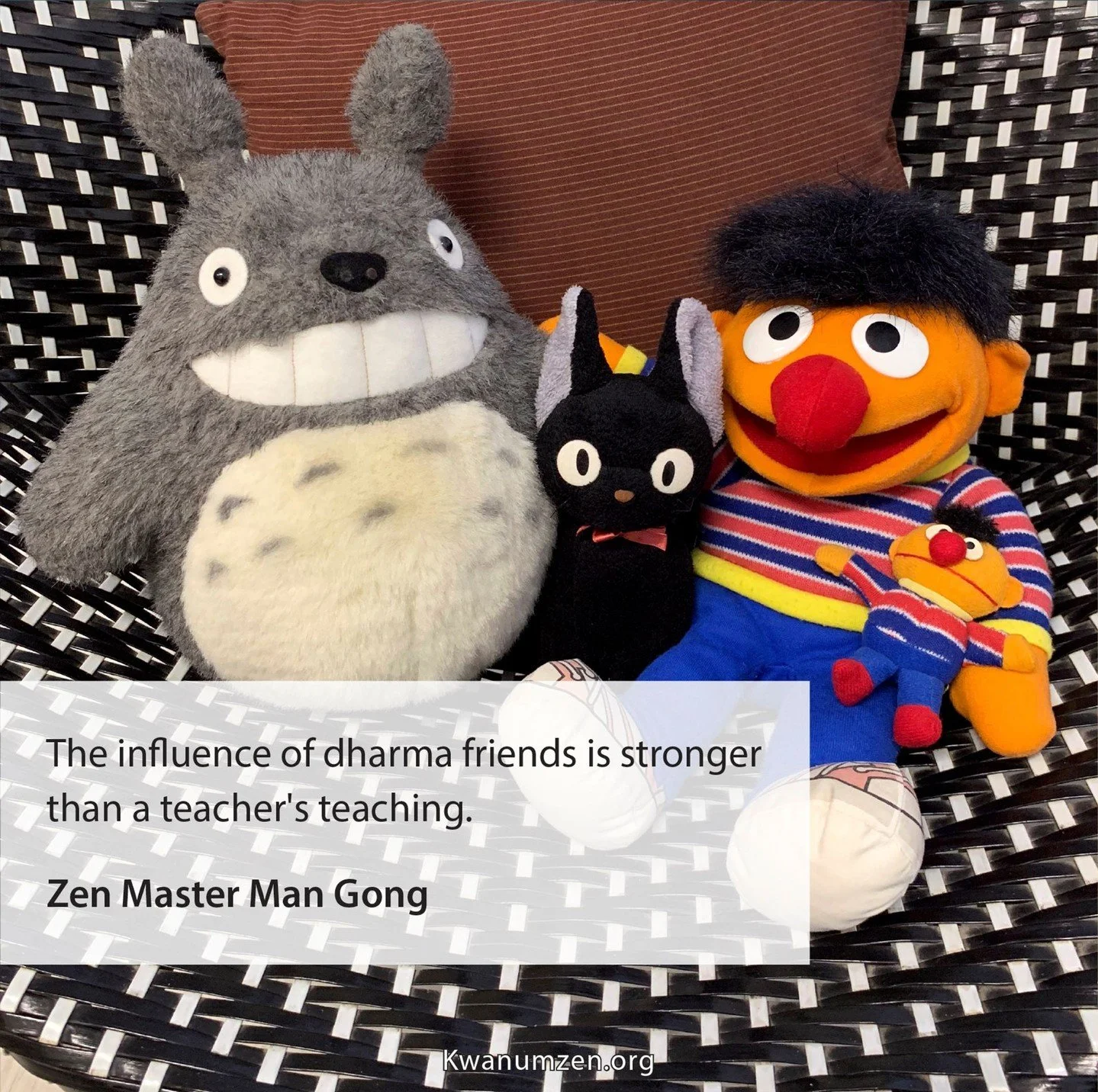 &quot;The influence of dharma friends is stronger than a teacher's teaching.&quot; Quote by Zen Master Man Gong. #zen #dharma #sangha #buddhism