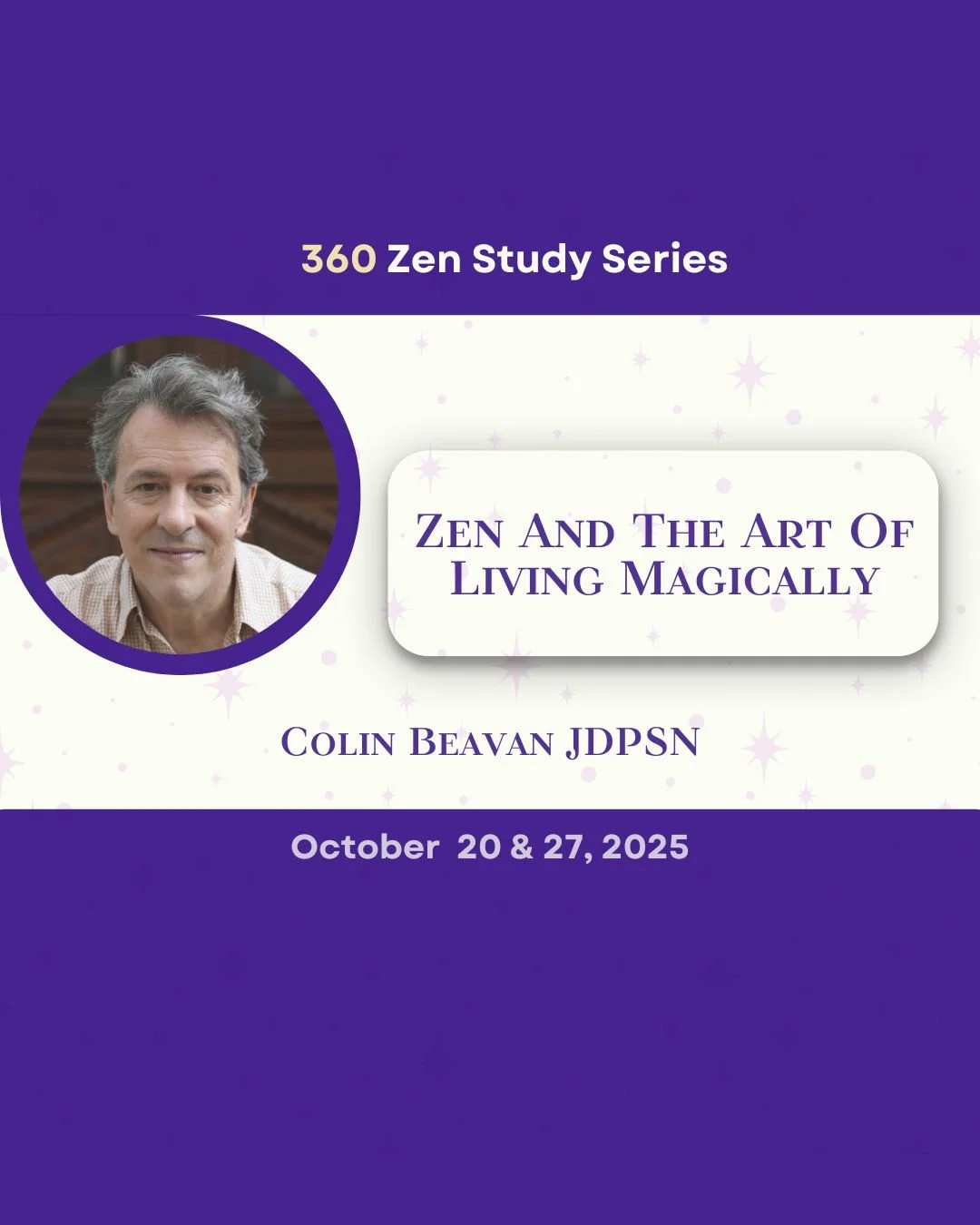 Zen and the Art of Living Magically with Colin Beavan JDPSN: In this workshop, Colin offers his personal reflections on the intersection of Zen-style freedom thinking, Hermetic Alchemy and Western New Thought&mdash;which emphasizes the power of thoug