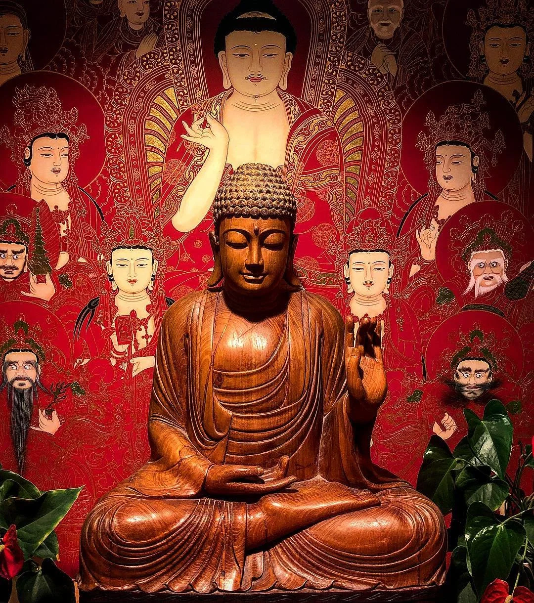 The realm of Buddha is nothing but to wake up to here and now. How can we do that? First is to keep our mind clear. For beginners, clear mind is very short. But with constant practice, our clear mind grows wider and clearer, clear not only like a mir