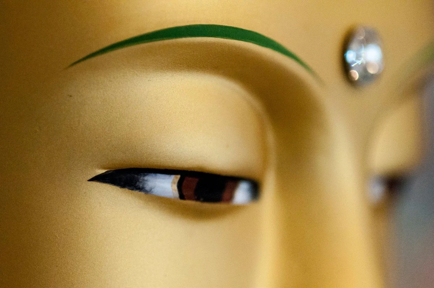 You are all familiar with Buddha's story, sitting under the Bodhi Tree, getting enlightenment. Somebody once asked a great master about Buddha's enlightenment, and this master said: "Golden sand in the eye."
Zen students want enlightenment,