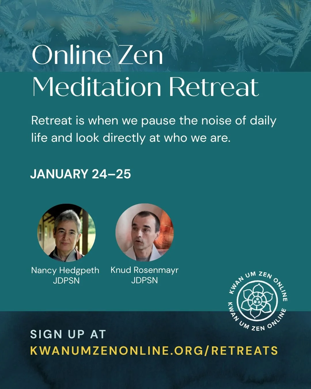 Join an Online Zen Meditation Retreat: With the personal guidance of experienced Zen teachers in 1:1 interviews, a flexible group meditation schedule to structure your participation, and the support of a global community sitting together with you fro
