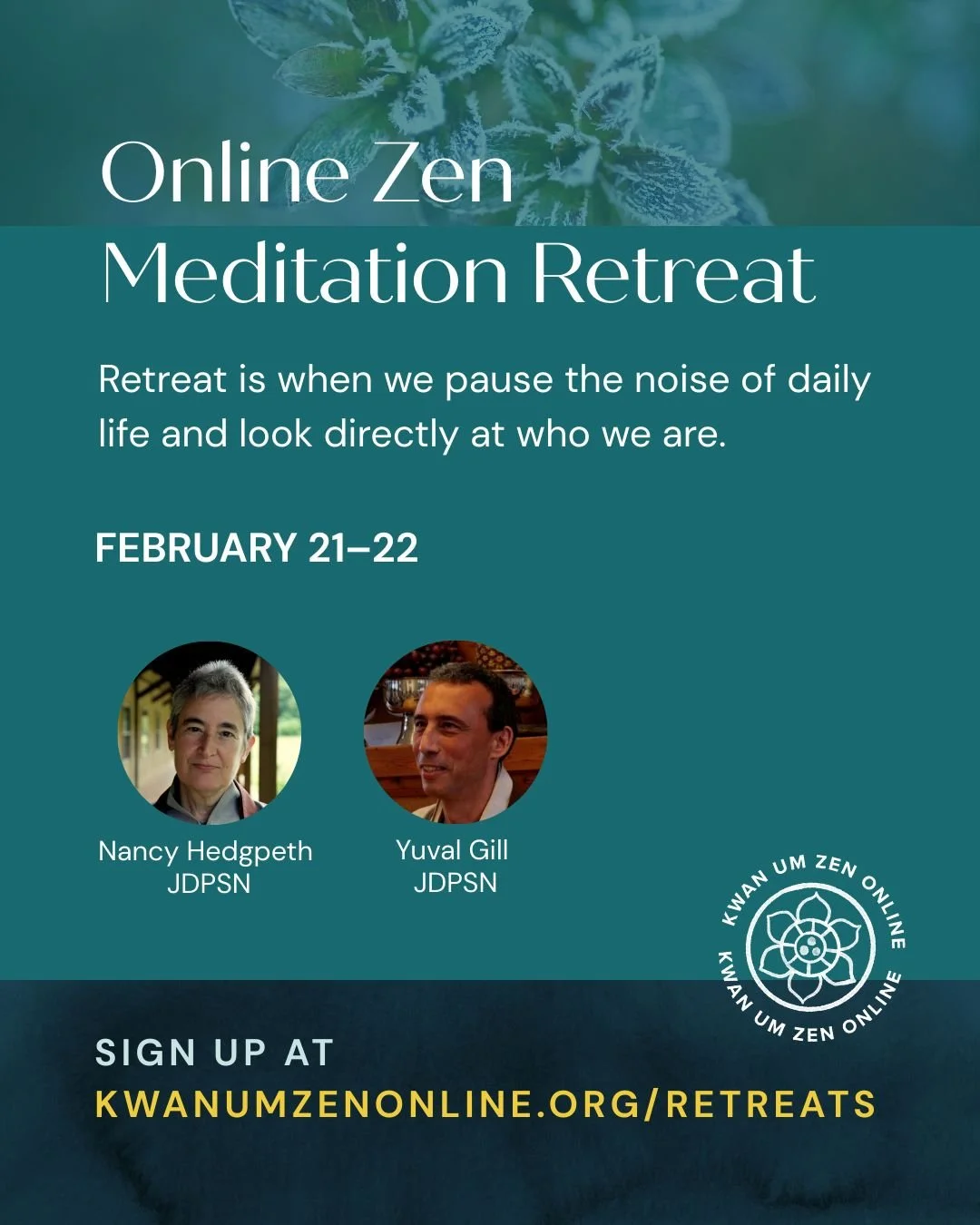 Join an Online Zen Meditation Retreat: With the personal guidance of experienced Zen teachers in 1:1 interviews, a flexible group meditation schedule to structure your participation, and the support of a global community sitting together with you fro