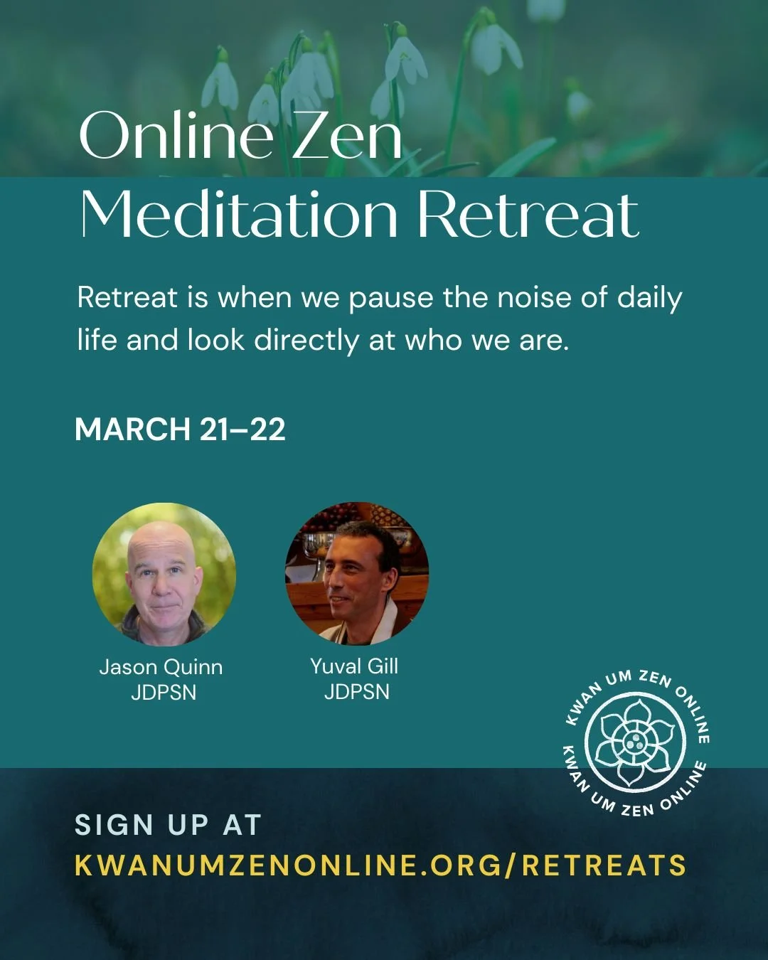 Join an Online Zen Meditation Retreat: With the personal guidance of experienced Zen teachers in 1:1 interviews, a flexible group meditation schedule to structure your participation, and the support of a global community sitting together with you fro