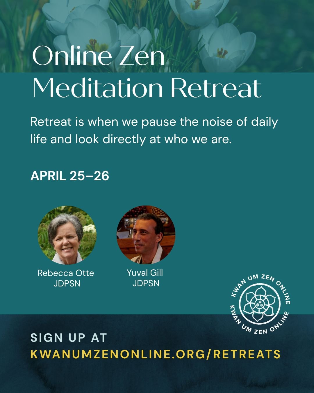 Join an Online Zen Meditation Retreat: With the personal guidance of experienced Zen teachers in 1:1 interviews, a flexible group meditation schedule to structure your participation, and the support of a global community sitting together with you fro