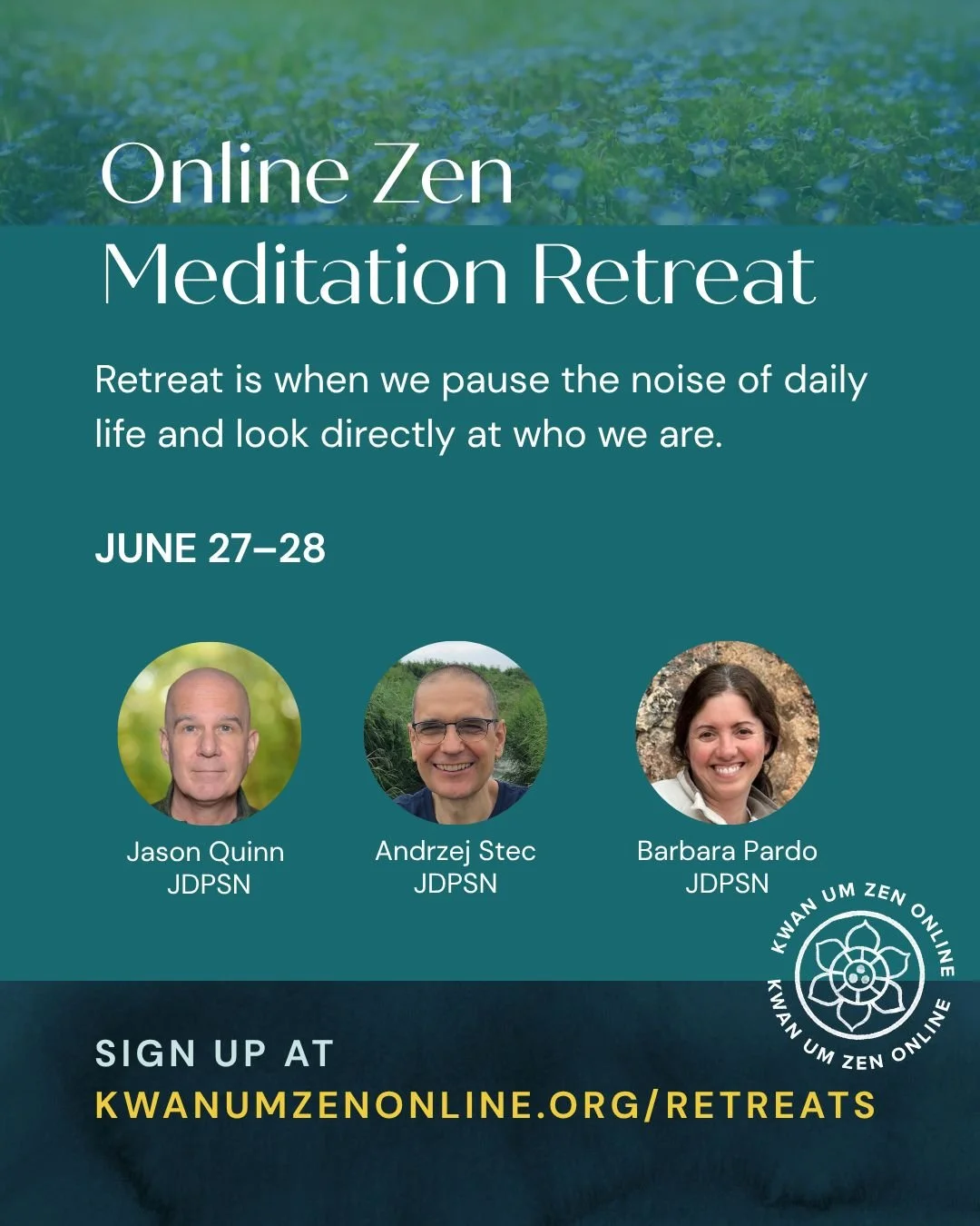 Join an Online Zen Meditation Retreat: With the personal guidance of experienced Zen teachers in 1:1 interviews, a flexible group meditation schedule to structure your participation, and the support of a global community sitting together with you fro
