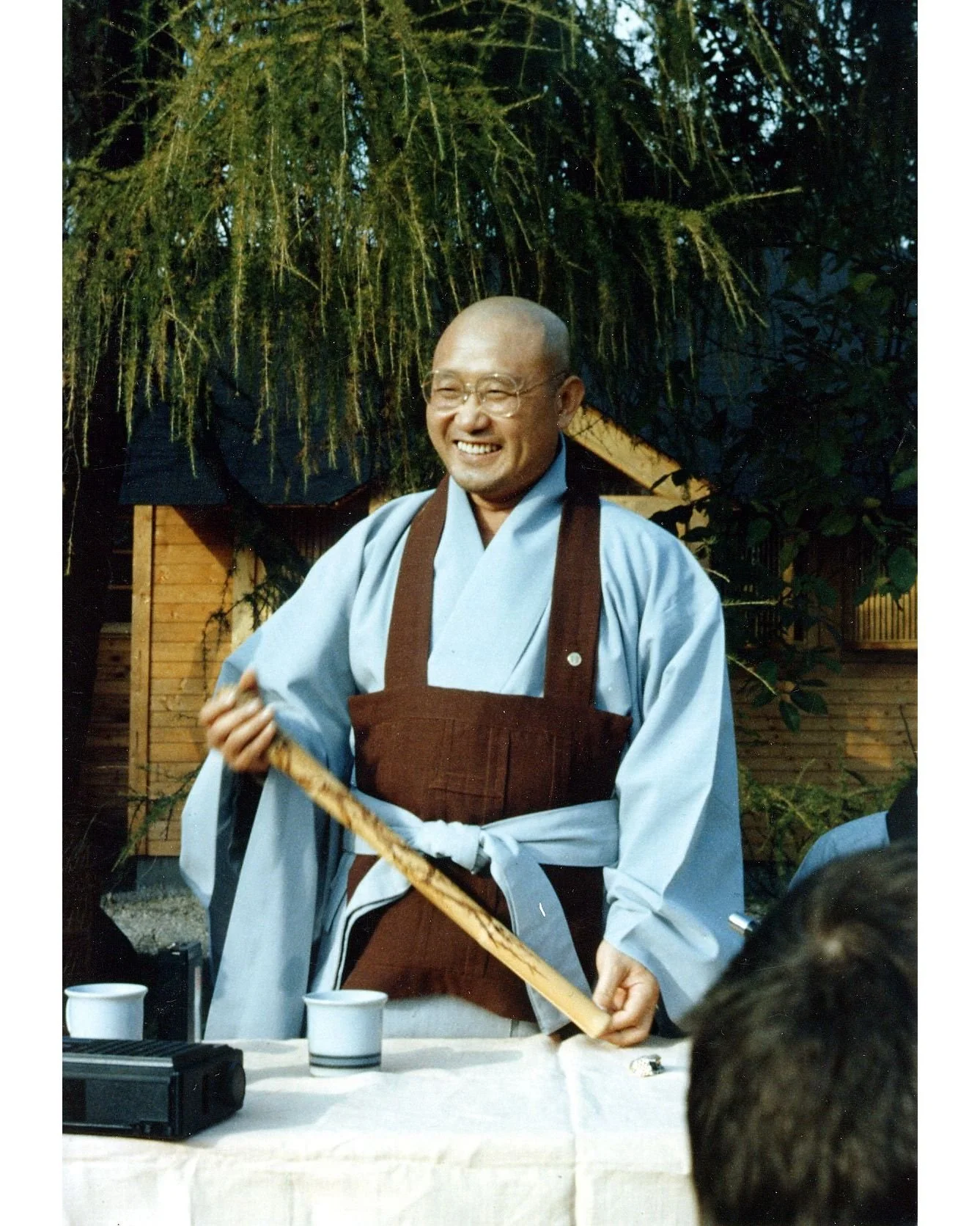 "Our job is to practice hard and perceive this world. Humans do more bad actions on this planet than any other living thing. How can we help? Our consciousness and suffering people's consciousness must connect. Then we can help. If you only prac