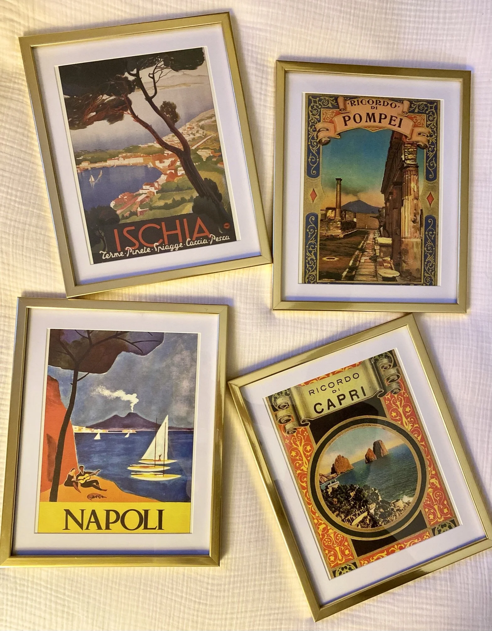 Vintage Italy Travel Frame
