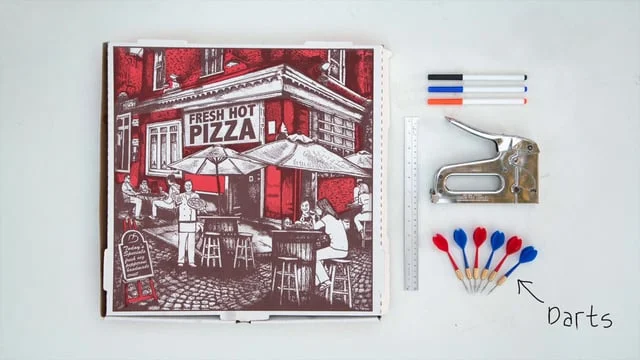 SNY / DIY Pizza Dart Box