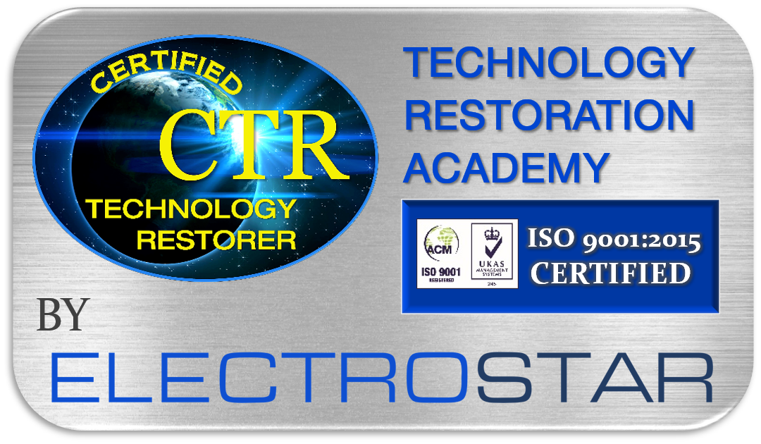 Certified Technology Restorer Electronics Restoration Equipment Restoration Fire Smoke Water Disaster Recovery