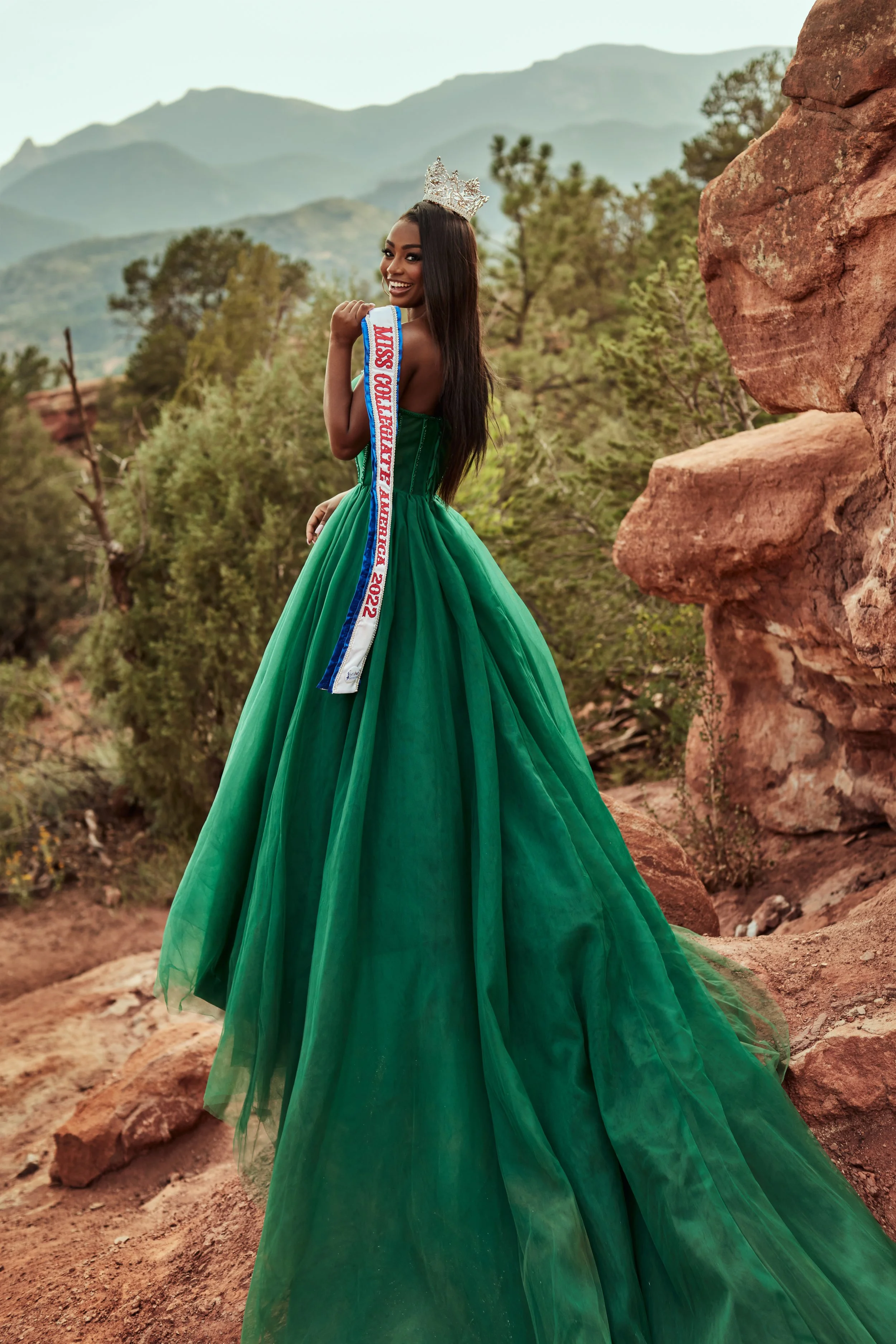 Miss High School America Photoshoot in the Mountains of Colorado