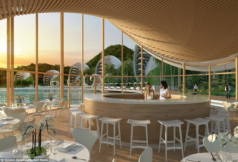 Life lessons: Visitors will also be actively involved with scientists, engineers and ecologists to ensure the experience encourages the preservation of nature