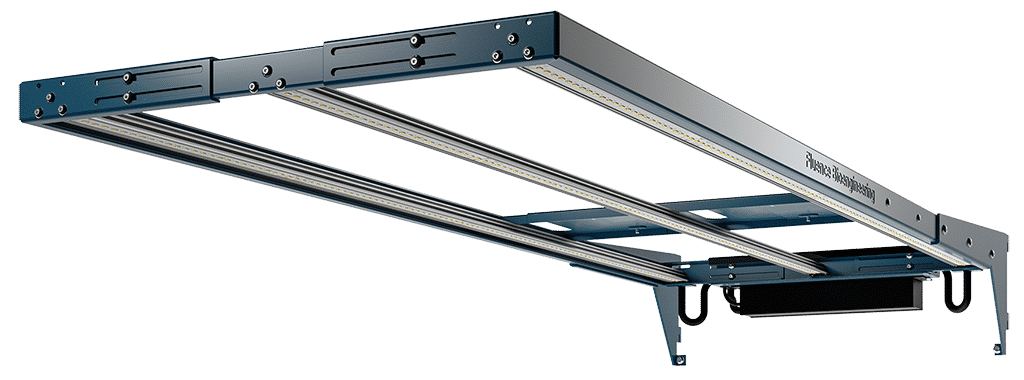 The new RAZR Series from Fluence offers modular and scalable lighting for the world’s largest and densest vertical farms.