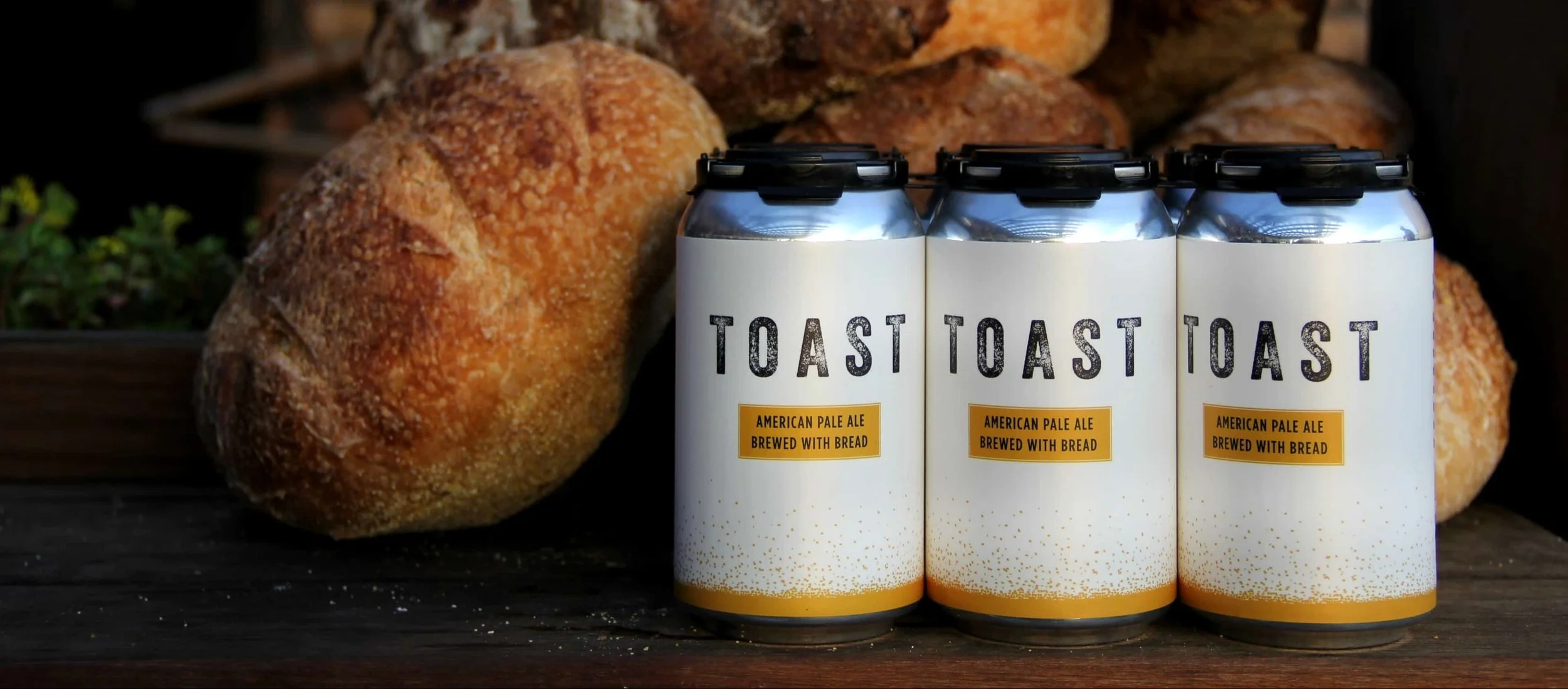 Brewed from surplus fresh bread, Toast Ale ’s U.S. brewery is located in Westchester, NY.