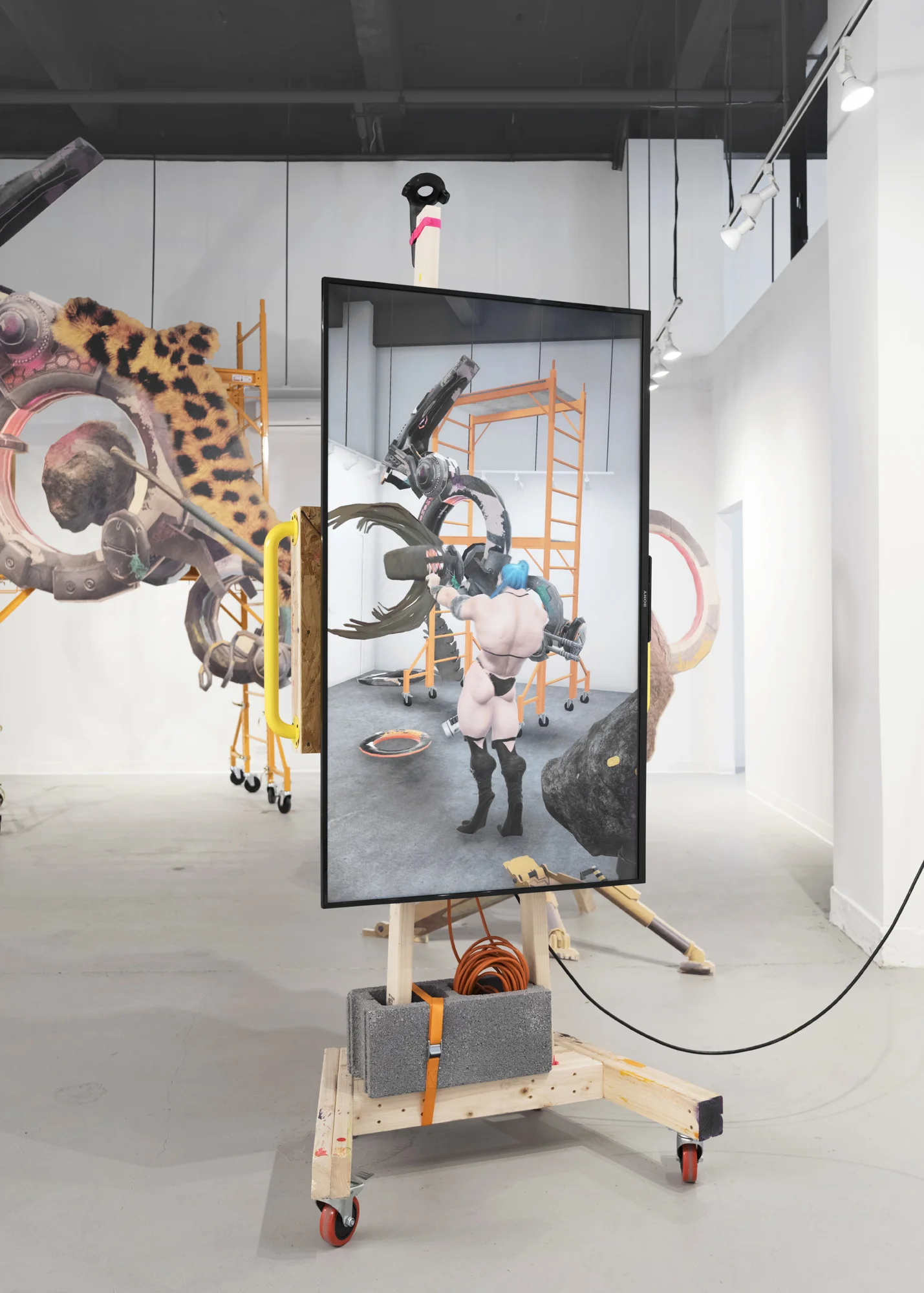 Theo Triantafyllidis, Studio Visit , 2018, mixed reality installation