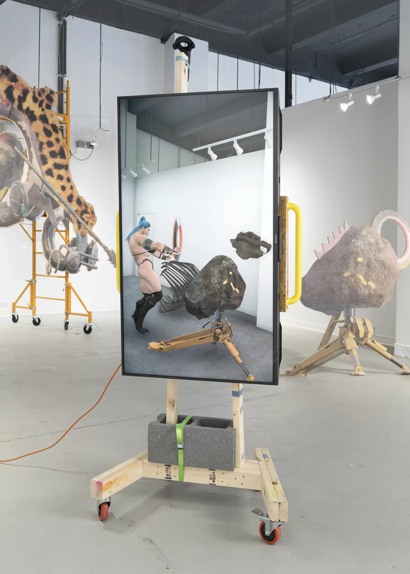 Theo Triantafyllidis, Studio Visit , 2018, mixed reality installation