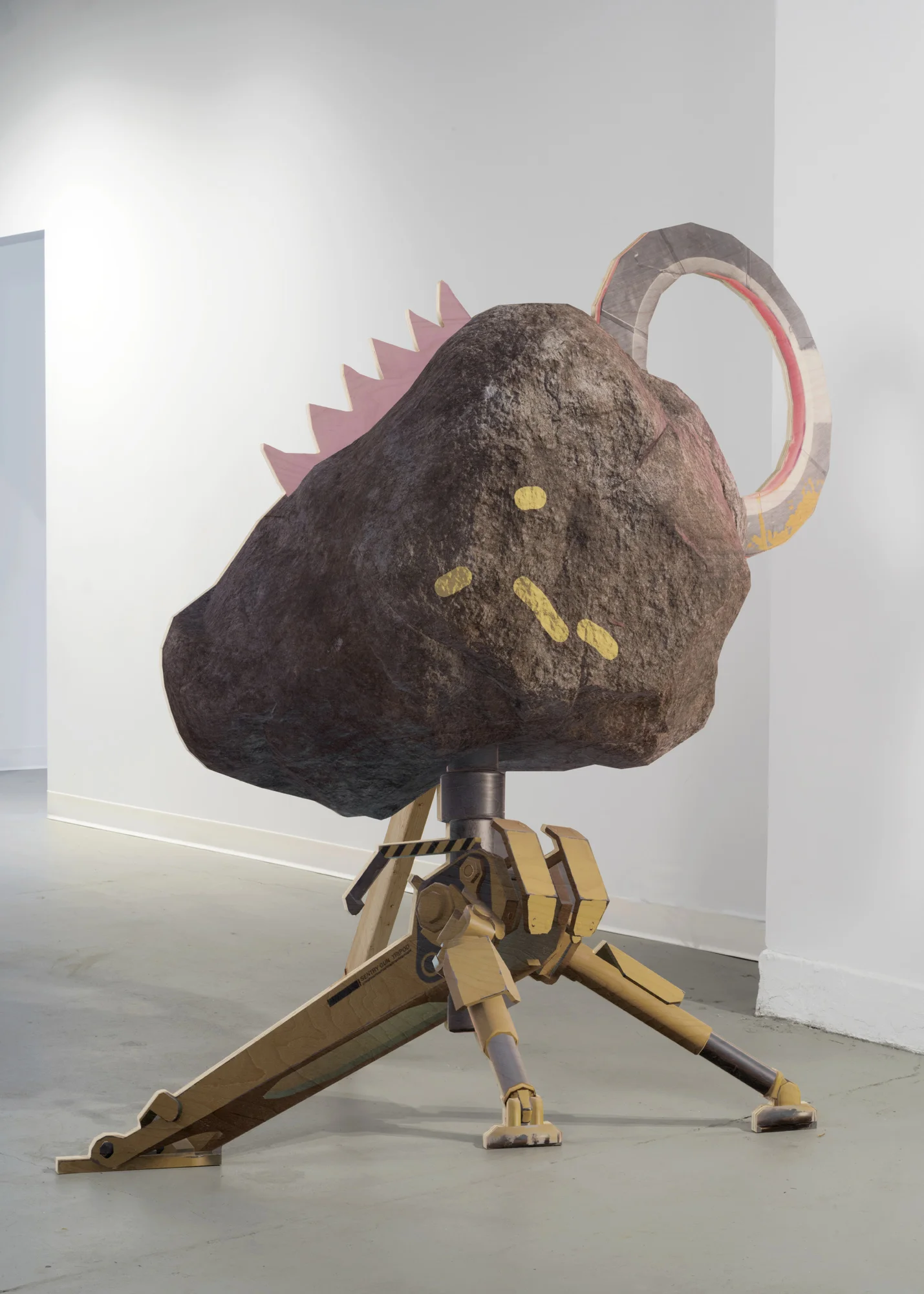 Theo Triantafyllidis, Studio Visit , 2018, print on plywood