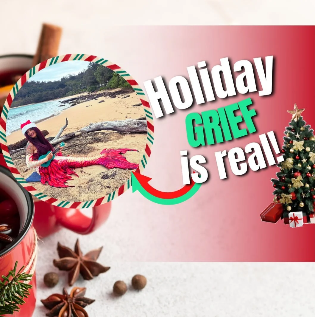 Holiday grief is real 🎄 

When a holiday is focused entirely on getting together with family &amp; there has been great loss OR relationships are not as you would like them to be, it BRINGS it all up, so the imbalance is acutely felt. 💔

Holiday gr