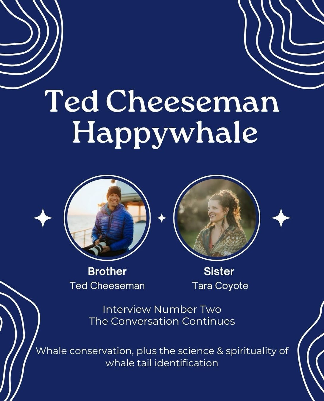 🐋 The second interview with my whale scientist brother Dr. Ted Cheeseman of @happywhale_official will be released next week! 🎉

My first interview with my rockstar brother was created 2.5 years ago and I&rsquo;m proud to say it is my most popular i