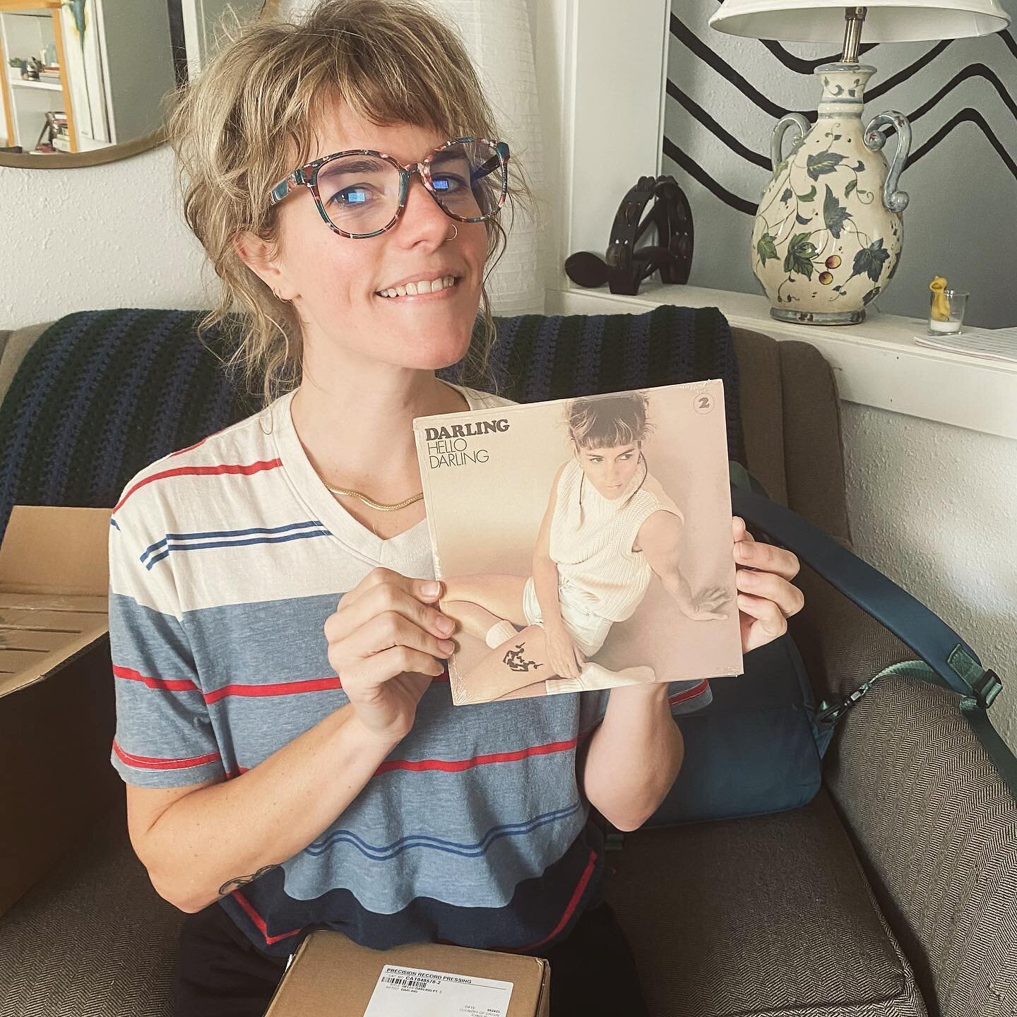 Least Of It drops on October 24th and guess what? 
Vinyl has arrived! All four singles from Hello Darling are now available on classic 45s ❤️ I&rsquo;ll be sending these out to those of you who pre-ordered and they&rsquo;re now available for immediat