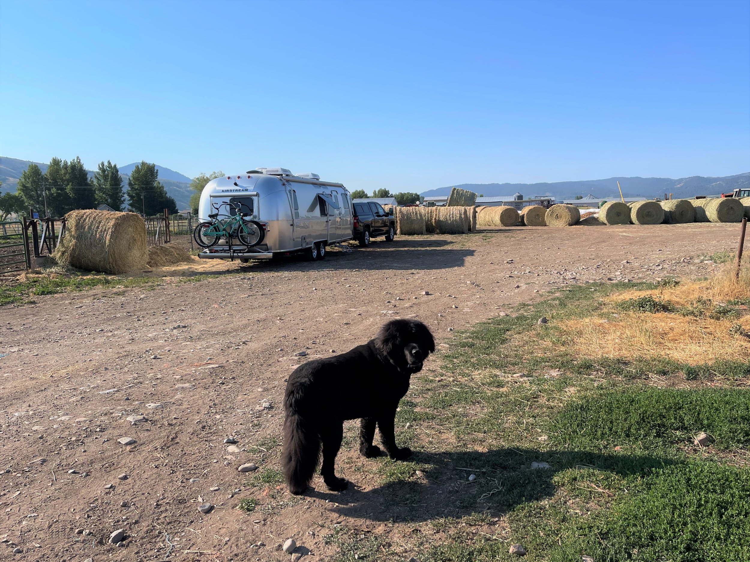 At a Harvest Host overnight stop in Idaho.