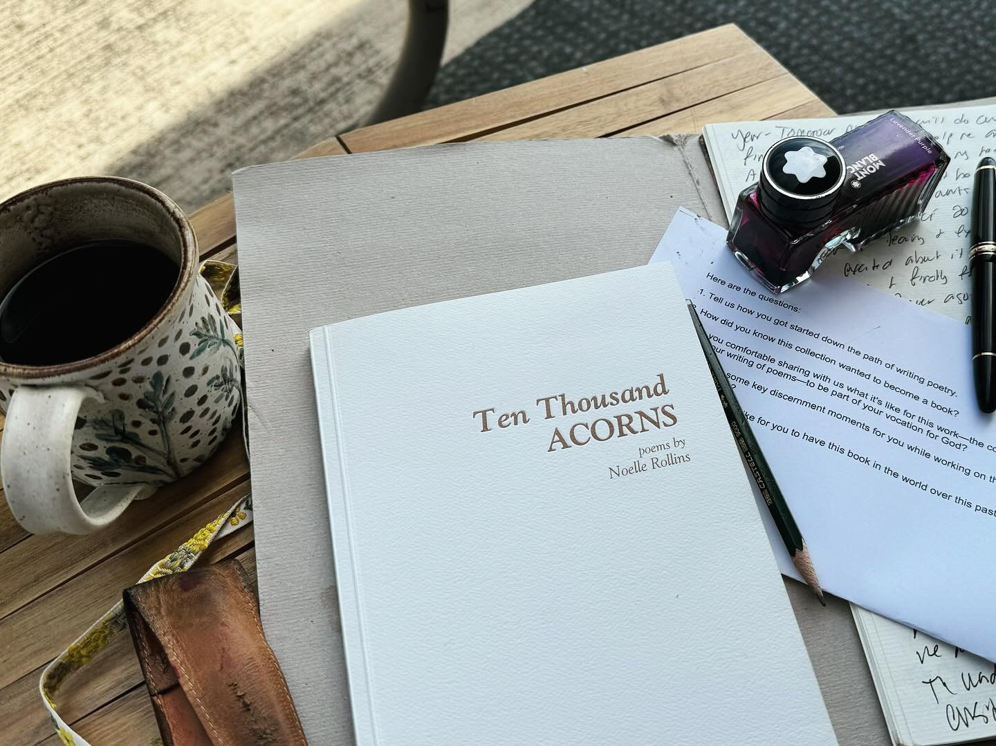 Preparing for a book launch party in my beloved Light House community tomorrow for my new book of poetry, &ldquo;Ten Thousand Acorns&rdquo;. 

 Do you have your copy yet? 

Hop over to my website to get yours. 

Link in bio. Or www.noellerollins.com

