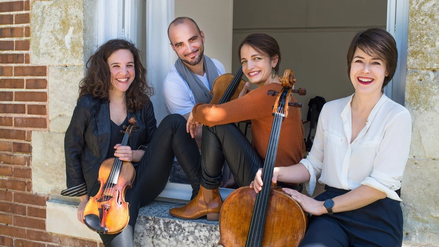 CONCERT // PO&Eacute;TIQUES DE L'INSTANT 

🌟 Le Quatuor Voce, laur&eacute;at en 2006 du Concours de Gen&egrave;ve et d&eacute;sormais en r&eacute;sidence &agrave; la Haute &Eacute;cole de Musique de Gen&egrave;ve, vous invite &agrave; c&eacute;l&eac