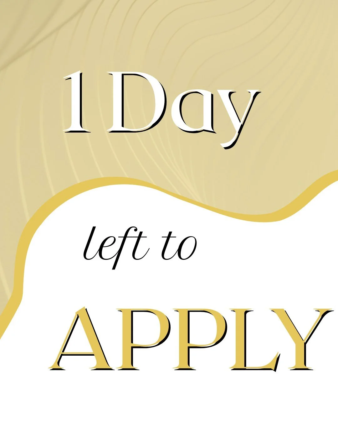 Only one day remains to apply for this year&rsquo;s scholarships. Check out our stories for grants, scholarships, and awards with low or no applicants! If you're putting the finishing touches on your application, we encourage you to submit today&mdas