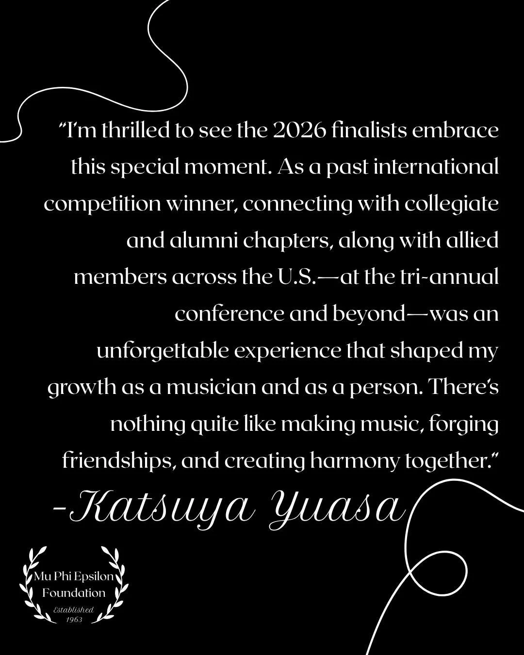 Each year, our competitions elevate emerging talent and offer meaningful platforms for performance and recognition. If you're considering applying, know that this opportunity can open doors, link in our bio.

#WinnerQuote #MusicCompetitions #MuPhiTal