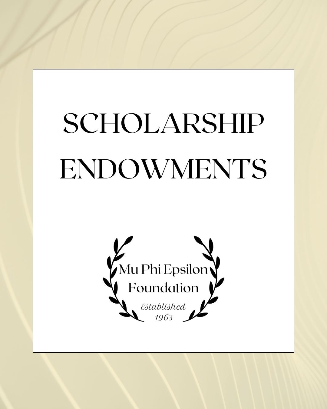 Endowed scholarships ensure long-term support for future generations of musicians. These lasting gifts reflect a donor&rsquo;s values and create a meaningful legacy within the Mu Phi Epsilon Foundation. We are deeply grateful to those who choose to m