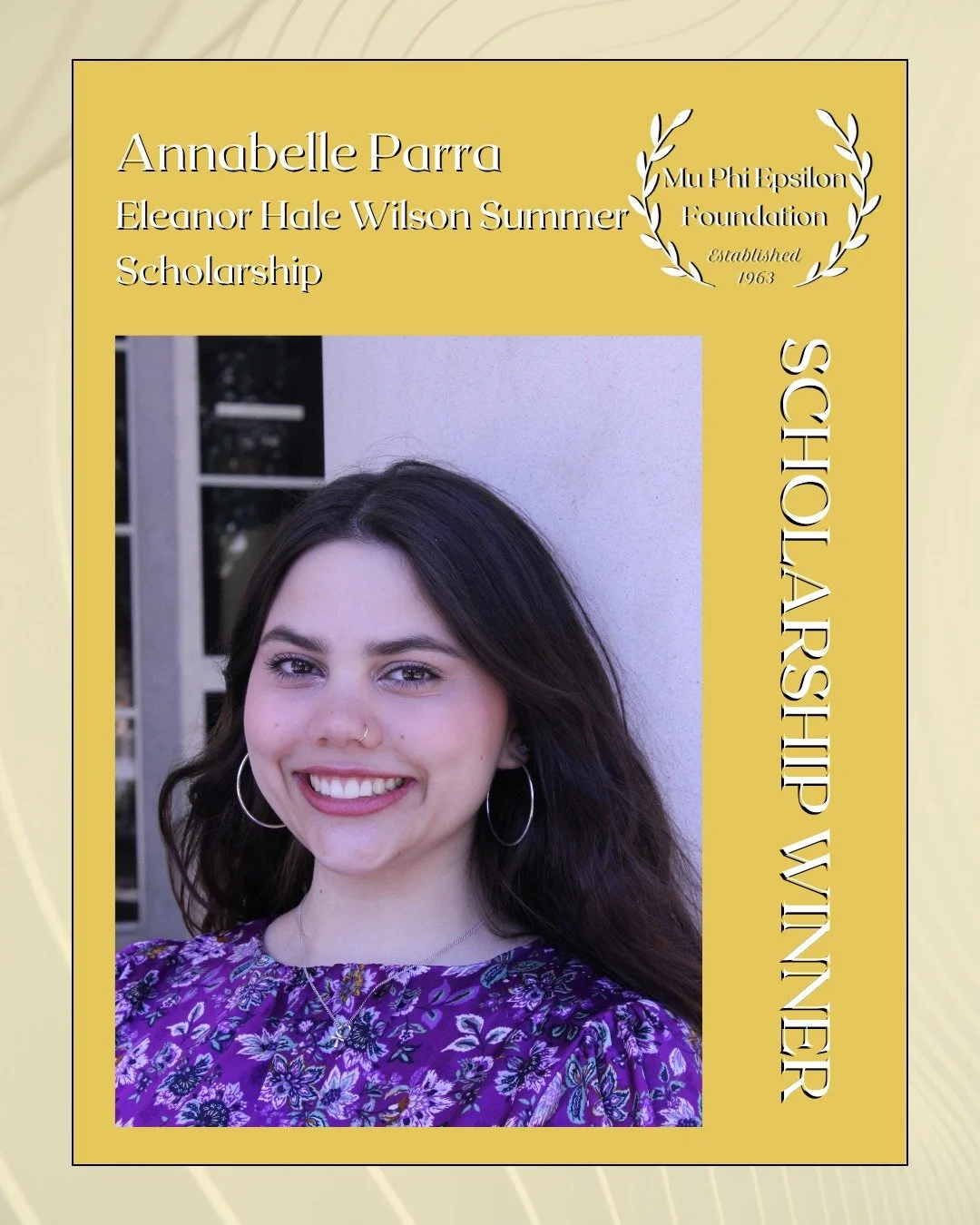 Congratulations to Annabelle Parra for receiving the 2026 Eleanor Hale Wilson Summer Scholarship. Annabelle will be performing the role of Frasquita in the Tokyo Opera Studio's summer production of Carmen in June.
#mpefoundation #EleanorHaleWilson #s