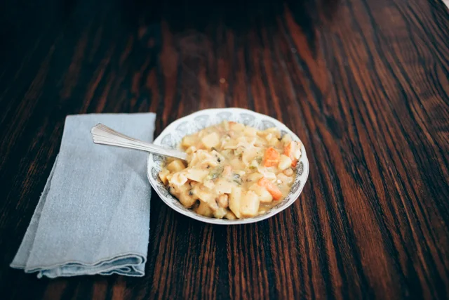 Eating In // Creamy Vegetable Soup